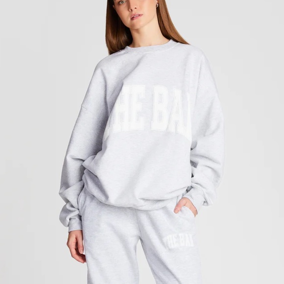 The Bar Heather Varsity Sweatshirt - XL - Picture 1 of 6